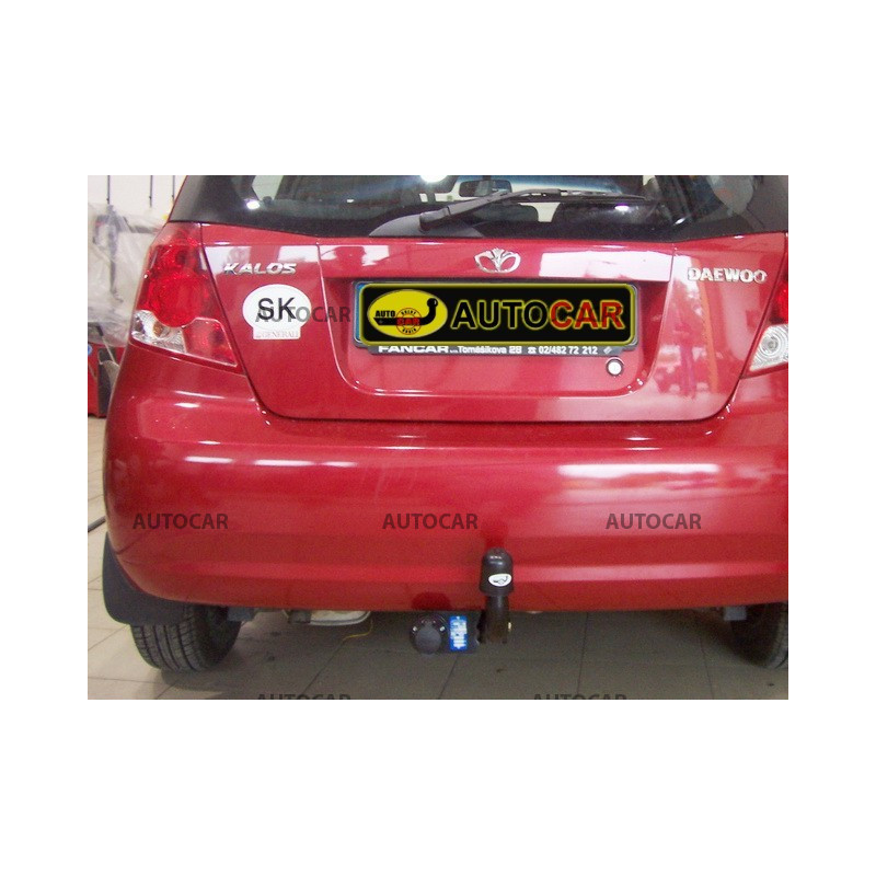 Anhängerkupplung für KALOS - 3/5 dv - manuell–AHK starr - von 2002