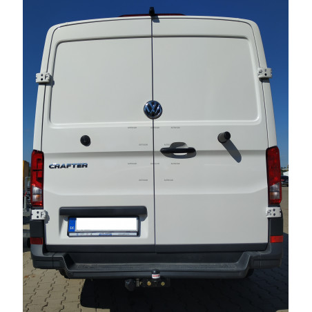 Anhängerkupplung für Volkswagen CRAFTER - Kastenwagen mit Treppe - Einzelräder - manuall–AHK starr Anhängerkupplung für Volkswagen CRAFTER - Kastenwagen mit Treppe - Einzelräder - manuall–AHK starr