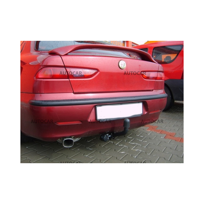 Anhängerkupplung für ALFA 156 - 4-türig - manuell–AHK starr - von 1997 bis 2005/02