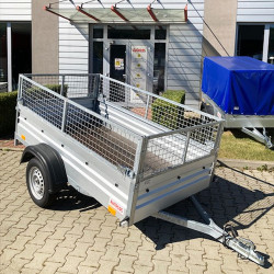 Anhänger mit Aufbau-Netz...