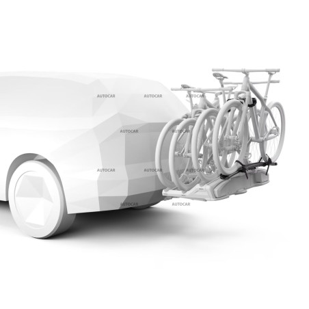 Thule VeloSpace 3 Fahrradträger für 3 Fahrräder + Adapter