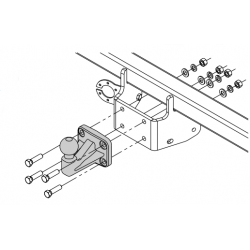 Anhängerkupplung für Citroen JUMPER - Kastenwagen L1, L2, L3 - manuall–AHK starr