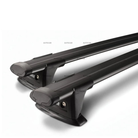 YAKIMA ThruBar Dachträger für Mazda 5 (2004 – 2010) – klassische Dachreling