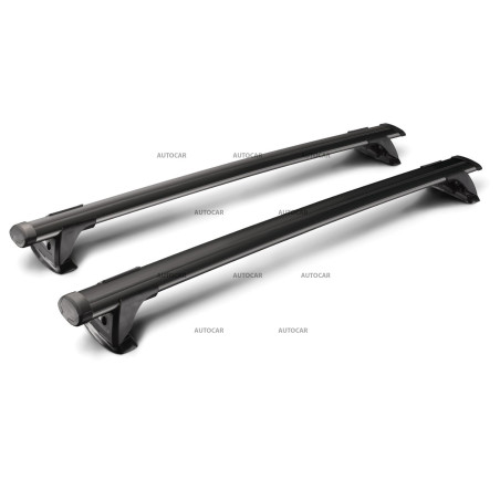 YAKIMA ThruBar Dachträger für Mazda 5 (2004 – 2010) – klassische Dachreling