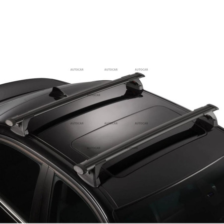YAKIMA ThruBar Dachträger für Mazda 5 (2004 – 2010) – klassische Dachreling