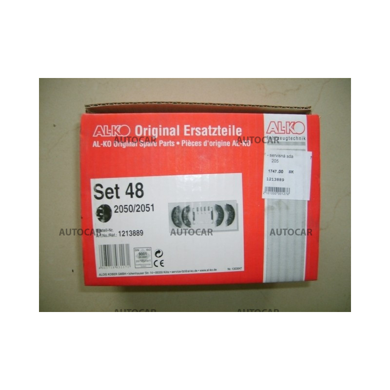 Sada brzdového obloženia AL-KO - malá 200x50