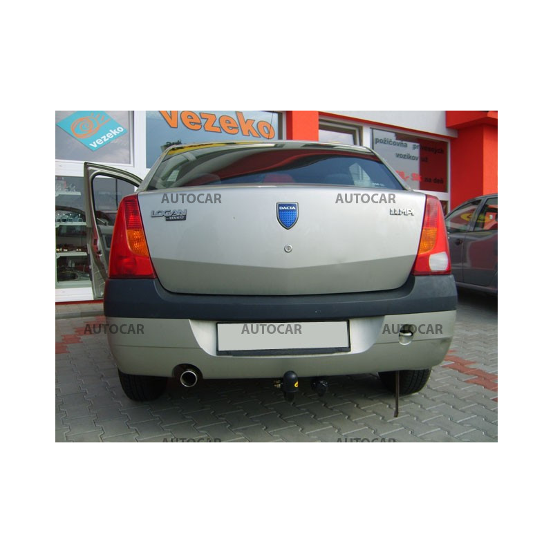 Anhängerkupplung für Dacia LOGAN - 4 tür. - manuall–AHK starr