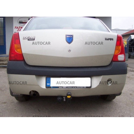 Anhängerkupplung für Dacia LOGAN - 4 tür. - manuall–AHK starr