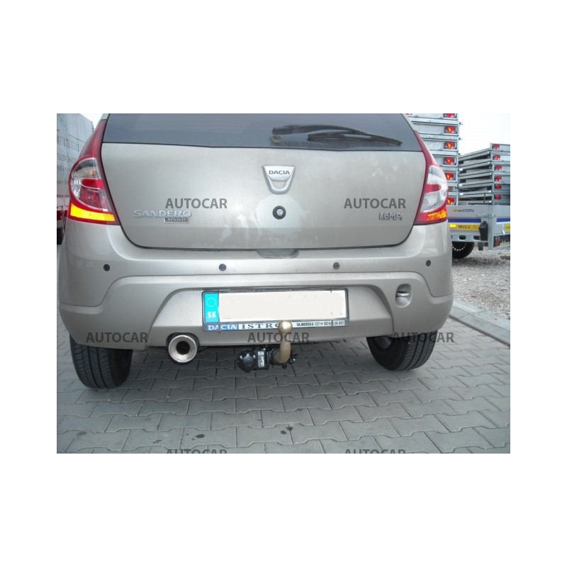 Anhängerkupplung für Dacia SANDERO - 5 tür. - automat–AHK abnehmbar