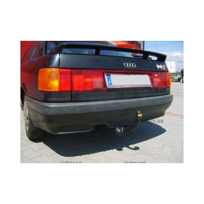 Anhängerkupplung für 80 - 4-türig, nie Quattro, (89, 89 Q, 8 A, B3) - manuell–AHK starr - von 1986/09 bis 1991/08