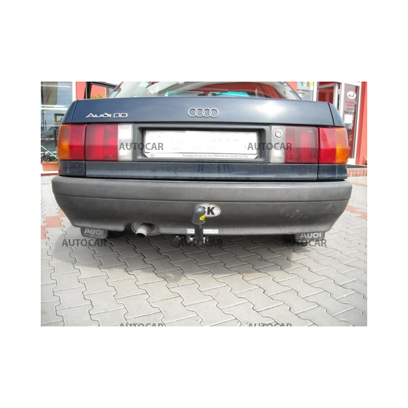 Anhängerkupplung für 80 - 4-türig, nie Quattro, (89, 89 Q, 8 A, B3) - manuell–AHK starr - von 1986/09 bis 1991/08