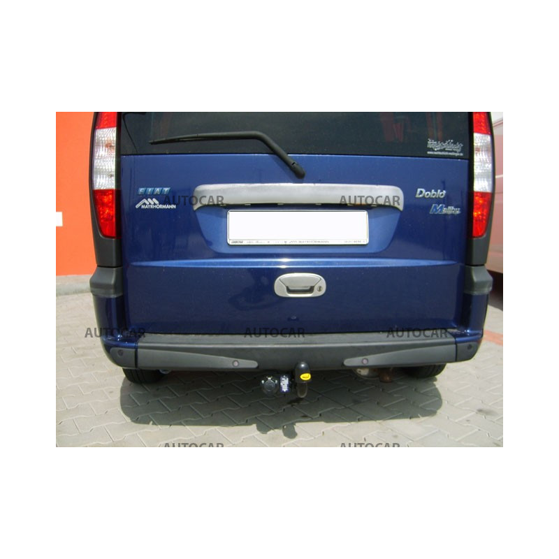 Anhängerkupplung für DOBLO - Pick Up, (119, 223) - manuell–AHK starr - von 2000 bis 2009