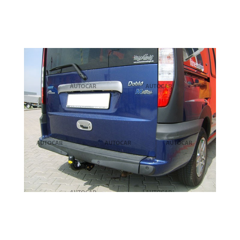 Anhängerkupplung für DOBLO - Pick Up, (119, 223) - manuell–AHK starr - von 2000 bis 2009