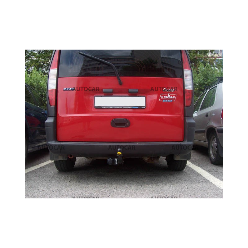 Anhängerkupplung für DOBLO - Pick Up, (119, 223) - manuell–AHK starr - von 2000 bis 2009