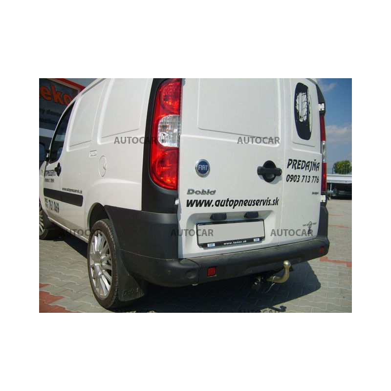 Anhängerkupplung für DOBLO - Pick Up, (119, 223) - automat–AHK abnehmbar - von 2000 bis 2009