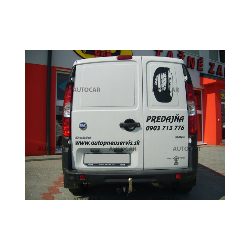 Anhängerkupplung für DOBLO - Pick Up, (119, 223) - automat–AHK abnehmbar - von 2000 bis 2009