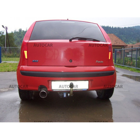 Anhängerkupplung für Fiat PUNTO - 3/5-türig., (188) - manuall–AHK starr -  von 1999/09 bis 2011 ☑️
