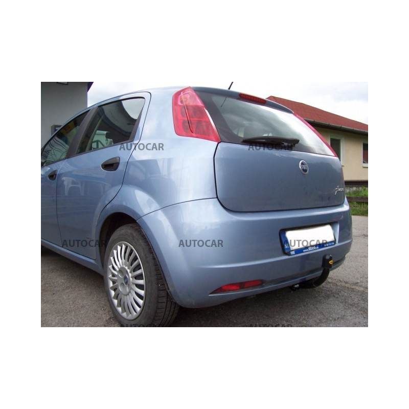 Anhängerkupplung für Fiat PUNTO GRANDE - 3/5-türig., (199) - manuall–AHK  starr - von 2006/- ☑️