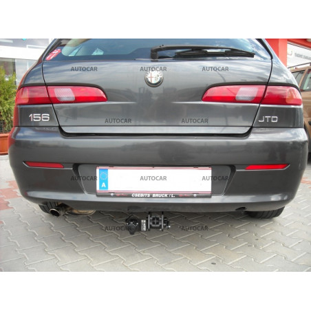 Anhängerkupplung für ALFA 156 - 4-türig - automat–AHK abnehmbar - von 1997 bis 2005/02 Anhängerkupplung für ALFA 156 - 4-türig - automat–AHK abnehmbar - von 1997 bis 2005/02