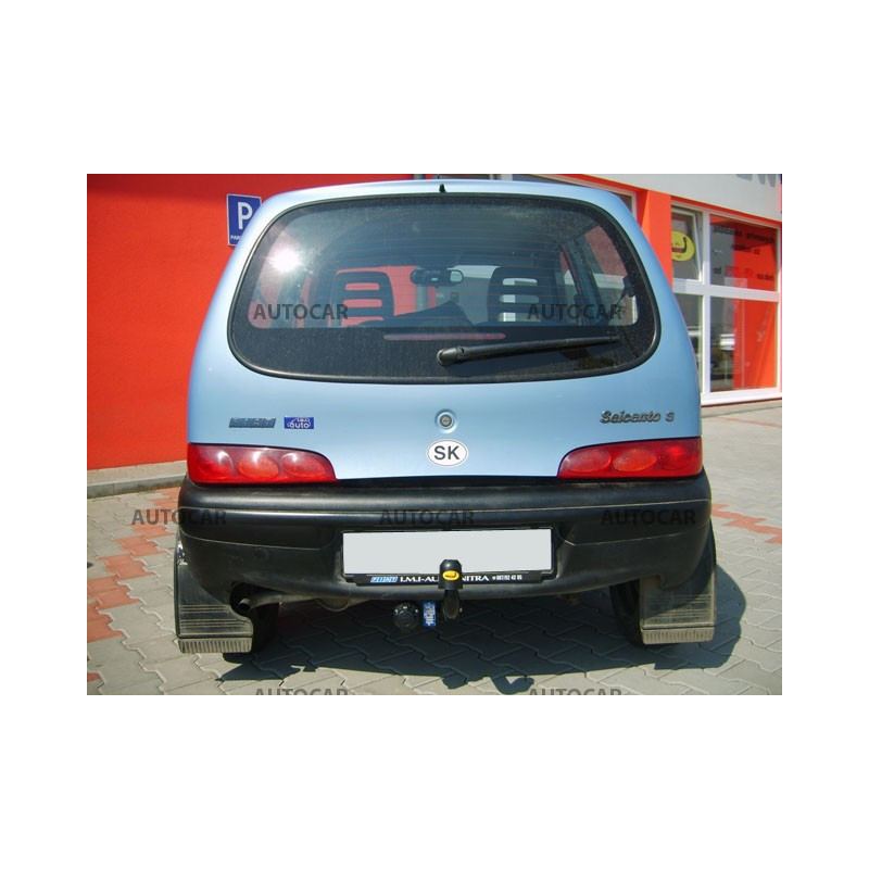 Anhängerkupplung für SEICENTO, SPORTING - 3dv. - manuell–AHK starr - von 1998 bis 2003