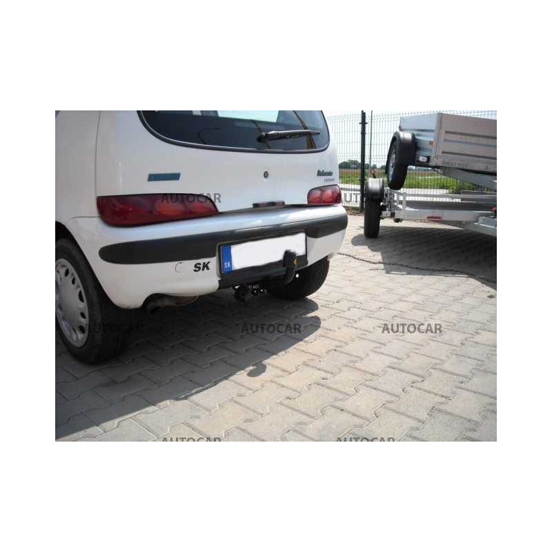 Anhängerkupplung für SEICENTO, SPORTING - 3dv. - manuell–AHK starr - von 1998 bis 2003