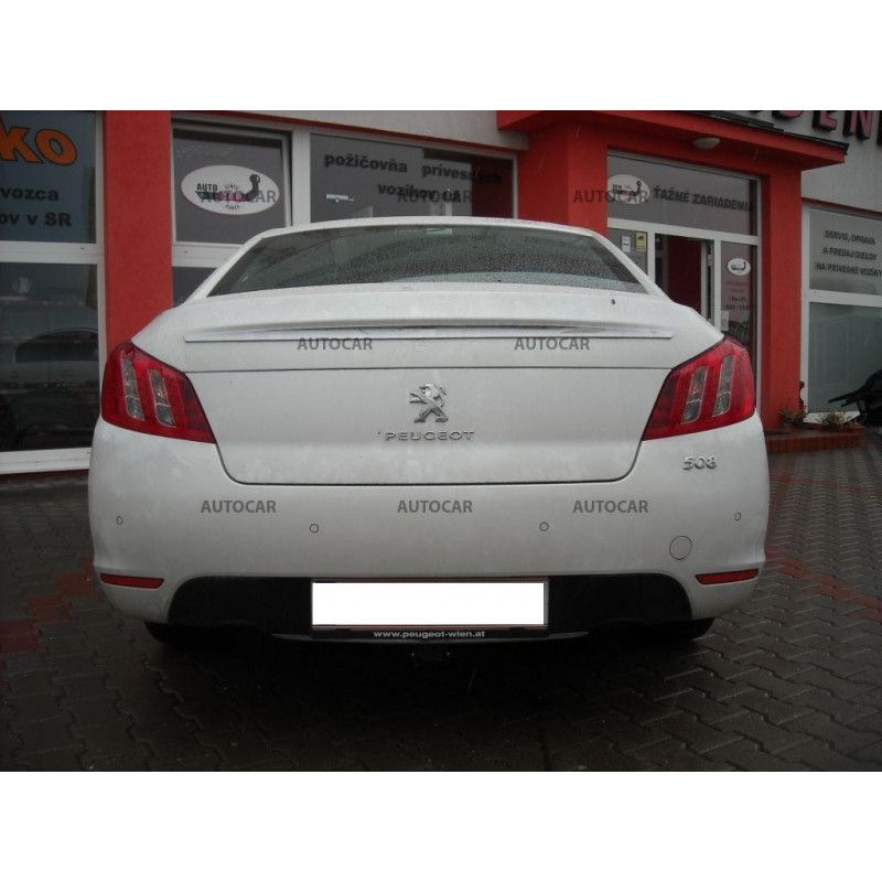 Anhängerkupplung für 508 - 4-türig. - automat–AHK abnehmbar - von 03.2011/-