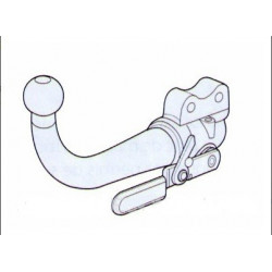 Anhängerkupplung für INFINITY- automat–AHK abnehmbar - von 2004-2008-