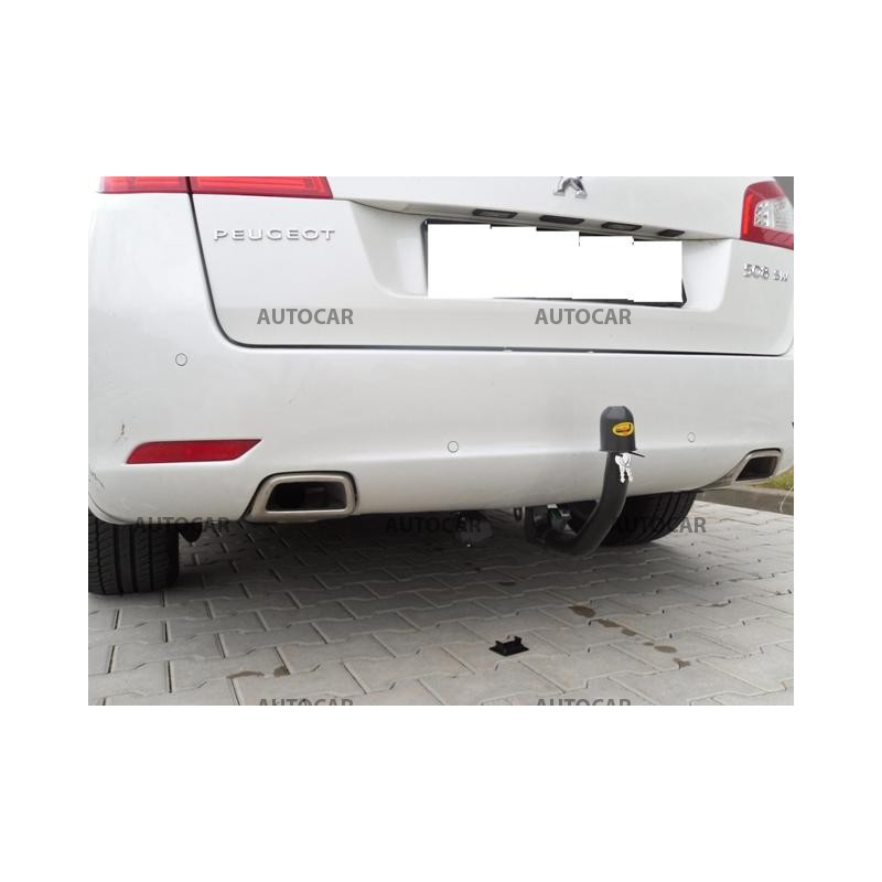 Anhängerkupplung für 508 - 4-türig - automat vertikal–AHK abnehmbar - von 03.2011/-