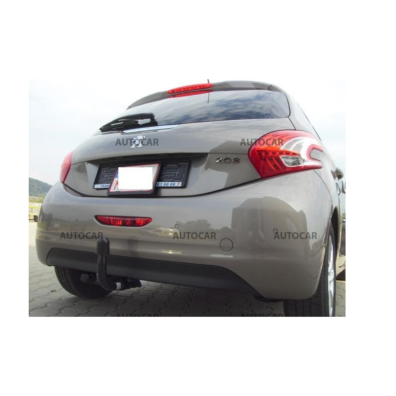 Anhängerkupplung für 208 - 3/5-türig - automat vertikal–AHK abnehmbar - von 2012/-