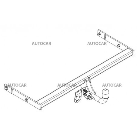 Anhängerkupplung für OCTAVIA - 5 -tür., Combi 4x4 - manuall–AHK starr - von 2004