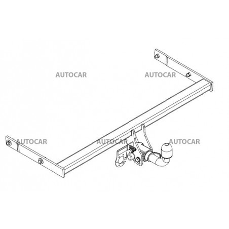 Anhängerkupplung für OCTAVIA - 5 -tür., Combi 4x4 - automat–AHK abnehmbar - von 2004