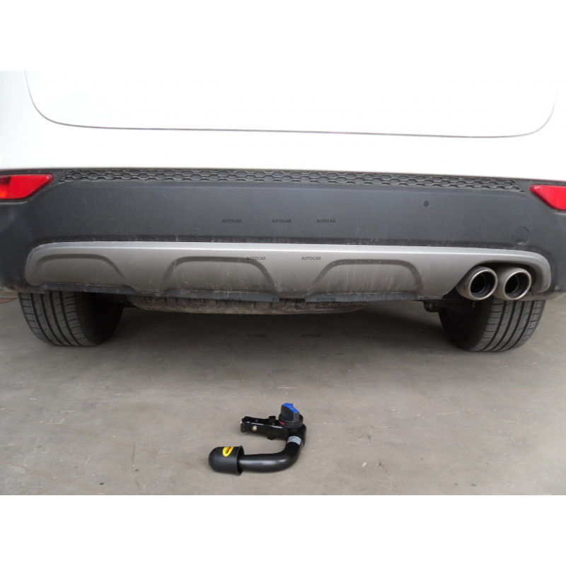 Anhängerkupplung für SantaFe -5 tur.,- automat vertikal–AHK abnehmbar - von 08.2012/-/-