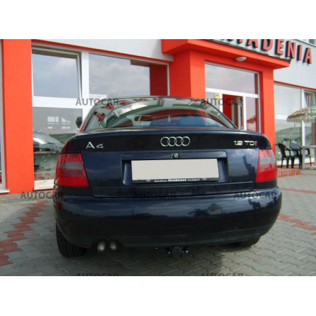 Anhängerkupplung für A 4 - 4-türig, Quattro, ( 8 D2, B5 ) - automat–AHK abnehmbar - von 1994/11 bis 2000/10 Anhängerkupplung für A 4 - 4-türig, Quattro, ( 8 D2, B5 ) - automat–AHK abnehmbar - von 1994/11 bis 2000/10