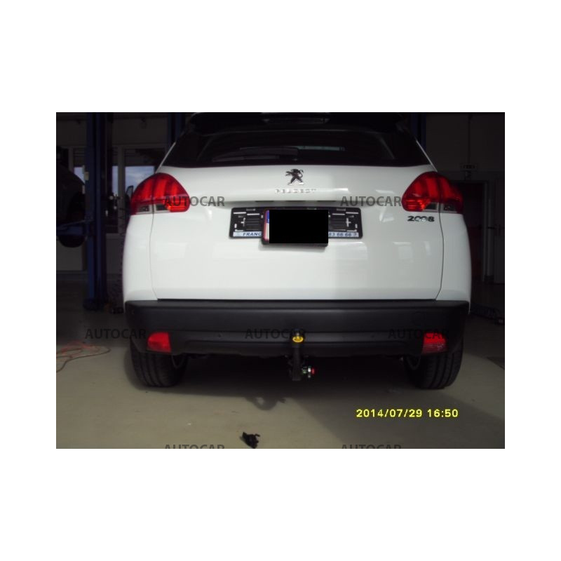 Anhängerkupplung für Peugeot 2008 - automat–AHK vertikal abnehmbar