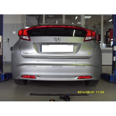 Anhängerkupplung für Civic - 5 -tür.- automat vertikal–AHK abnehmbar - von 2012 Anhängerkupplung für Civic - 5 -tür.- automat vertikal–AHK abnehmbar - von 2012