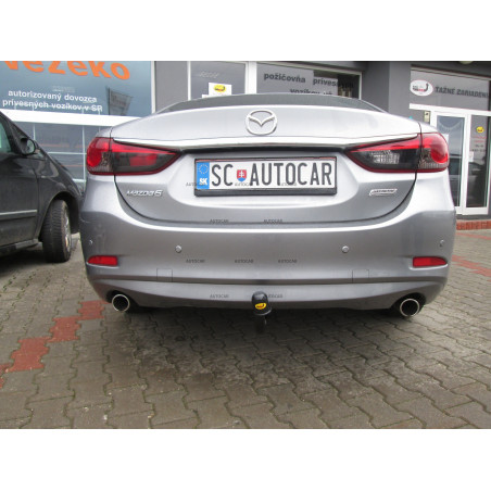 Anhängerkupplung für Mazda 6 - GJ/GL - 4 tür. - automat vertikal–AHK abnehmbar Anhängerkupplung für Mazda 6 - GJ/GL - 4 tür. - automat vertikal–AHK abnehmbar