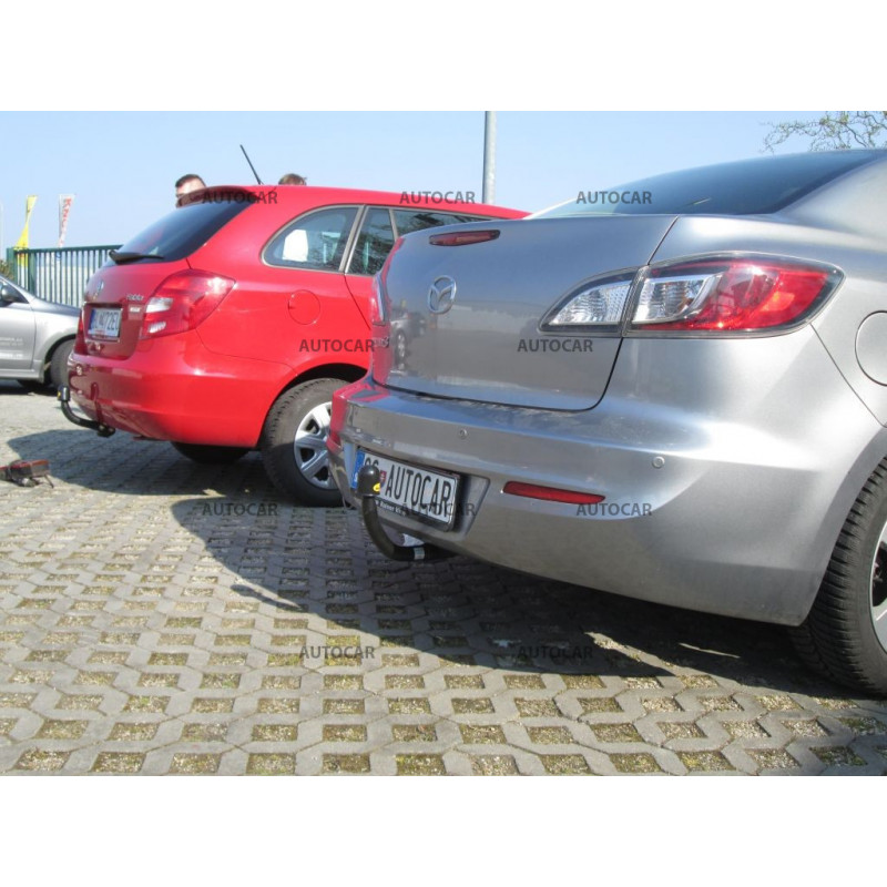 Anhängerkupplung für Mazda 3 - BL - 4 tür. - automat vertikal–AHK abnehmbar
