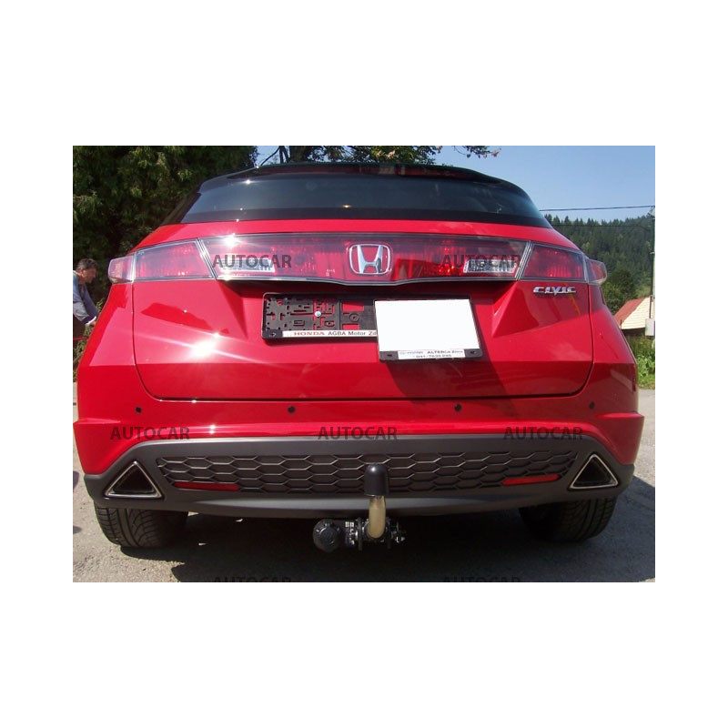 Anhängerkupplung für CIVIC - 5dv - automat–AHK abnehmbar - von 2005/08