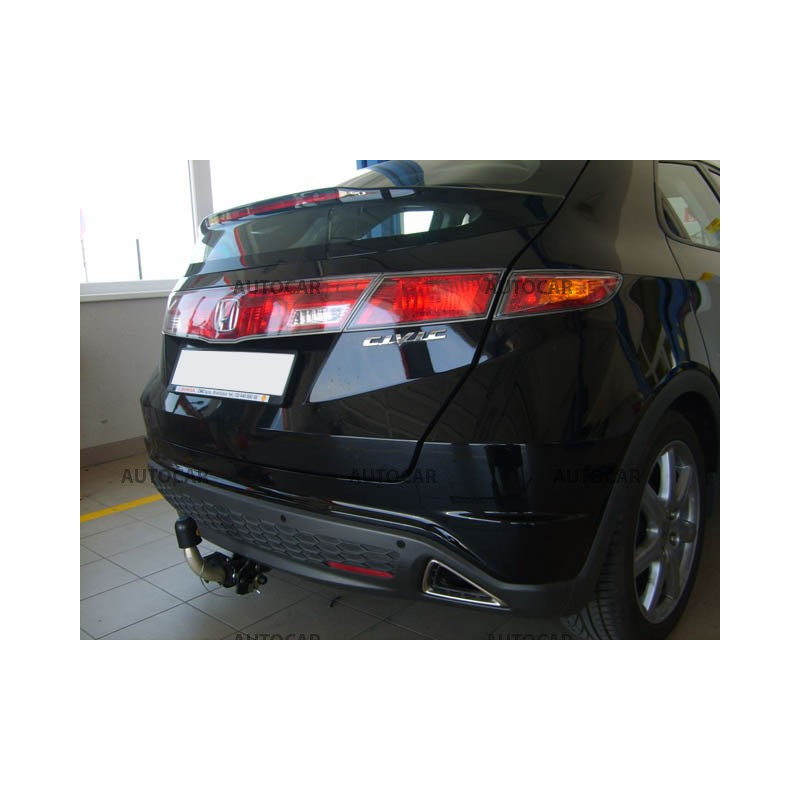 Anhängerkupplung für CIVIC - 5dv - automat–AHK abnehmbar - von 2005/08