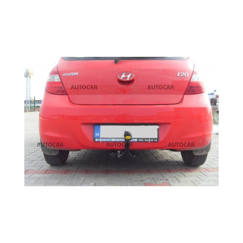 Anhängerkupplung für I 20 - 5 dv - automat–AHK abnehmbar - von 2008