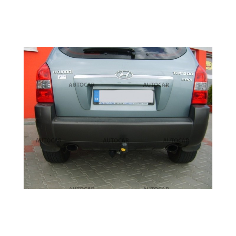 Anhängerkupplung für TUSCON - 5-türig (JM) - manuell–AHK starr - von 2004 bis 2011