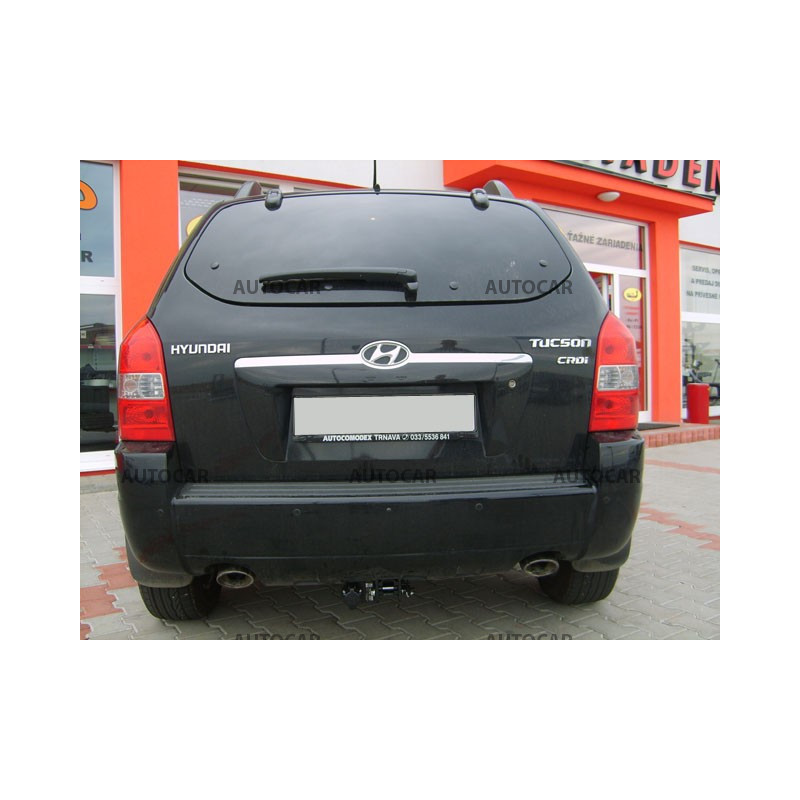 Anhängerkupplung für TUSCON - 5-türig (JM) - automat–AHK abnehmbar - von 2004 bis 2011