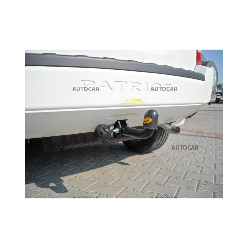 Anhängerkupplung für PATRIOT - PK - manuell–AHK starr - von 2007