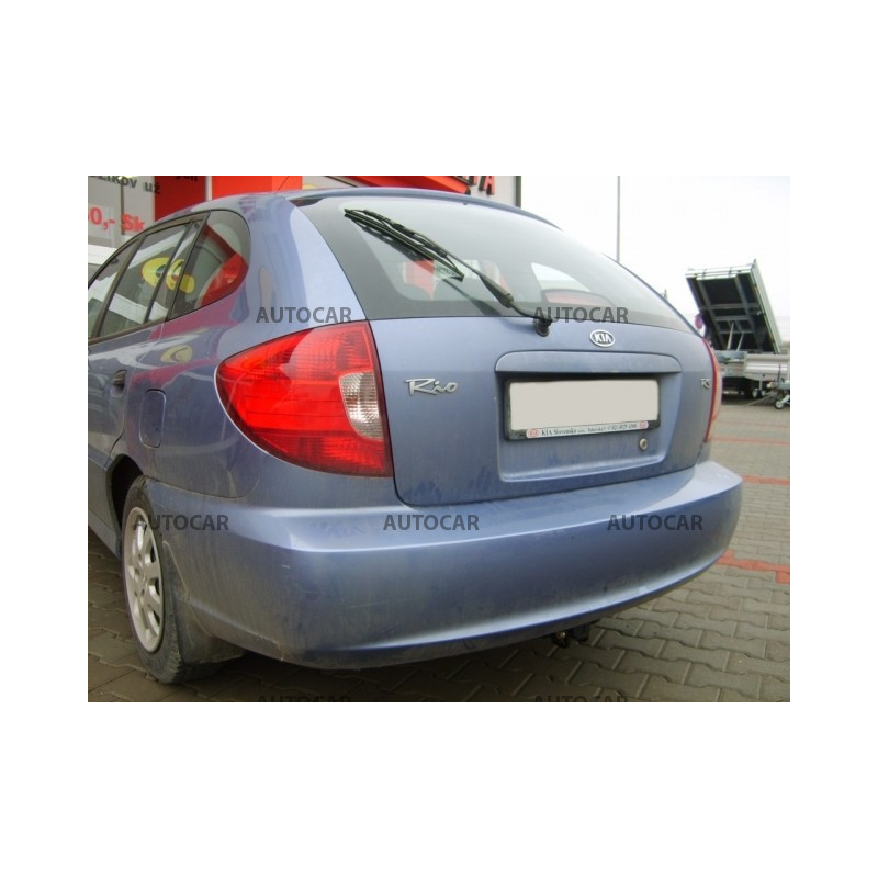 Anhängerkupplung für R I O - 5-türig / Combi, (DC) - automat–AHK abnehmbar - von 2000 bis 2005