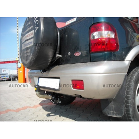 Anhängerkupplung für SPORTAGE - 5-türig, 4WD, (K 00) - automat–AHK abnehmbar - von 1994 bis 2004