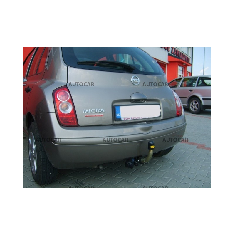 Anhängerkupplung für MICRA - 3/5-türig(K 12) - automat–AHK abnehmbar - von 2003/02