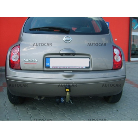 Anhängerkupplung für MICRA - 3/5-türig(K 12) - automat–AHK abnehmbar - von 2003/02 Anhängerkupplung für MICRA - 3/5-türig(K 12) - automat–AHK abnehmbar - von 2003/02