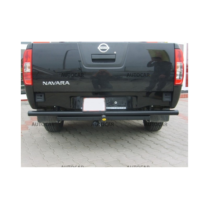 Anhängerkupplung für NAVARA - rúrkový nárazník , ( D 40 ) - manuell–AHK starr - von 2006