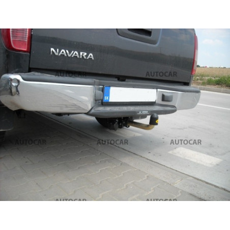 Anhängerkupplung für NAVARA - so schodíkom, ( D 40 ) - automat–AHK abnehmbar - von 2006 Anhängerkupplung für NAVARA - so schodíkom, ( D 40 ) - automat–AHK abnehmbar - von 2006