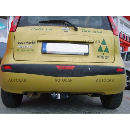 Anhängerkupplung für NOTE - ( E 11 ) - automat–AHK abnehmbar - von 2006 Anhängerkupplung für NOTE - ( E 11 ) - automat–AHK abnehmbar - von 2006